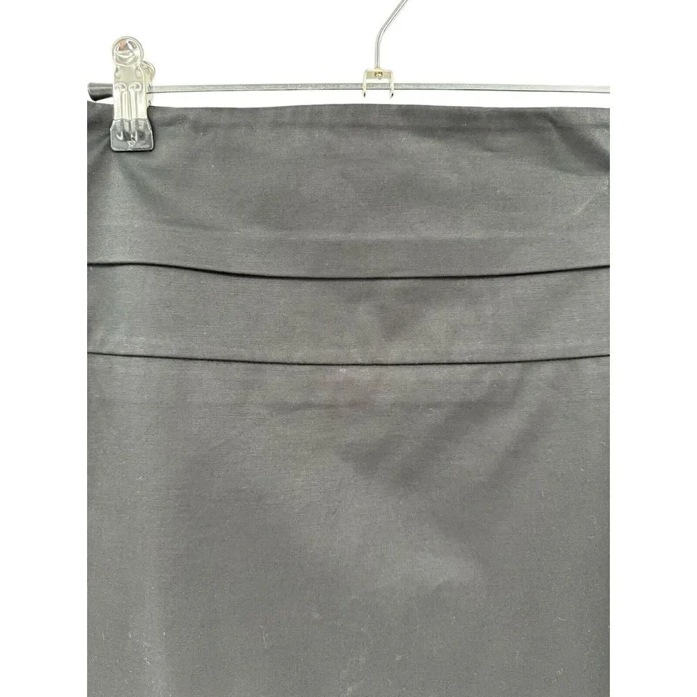 CLUB MONACO Black Knee Length Pencil Skirt Size 6 Capsule Wardrobe Classic  Work